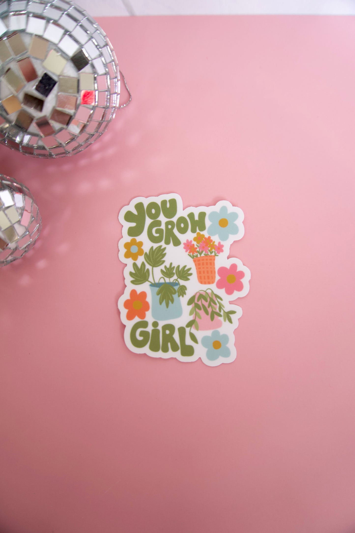 Grow Girl Sticker