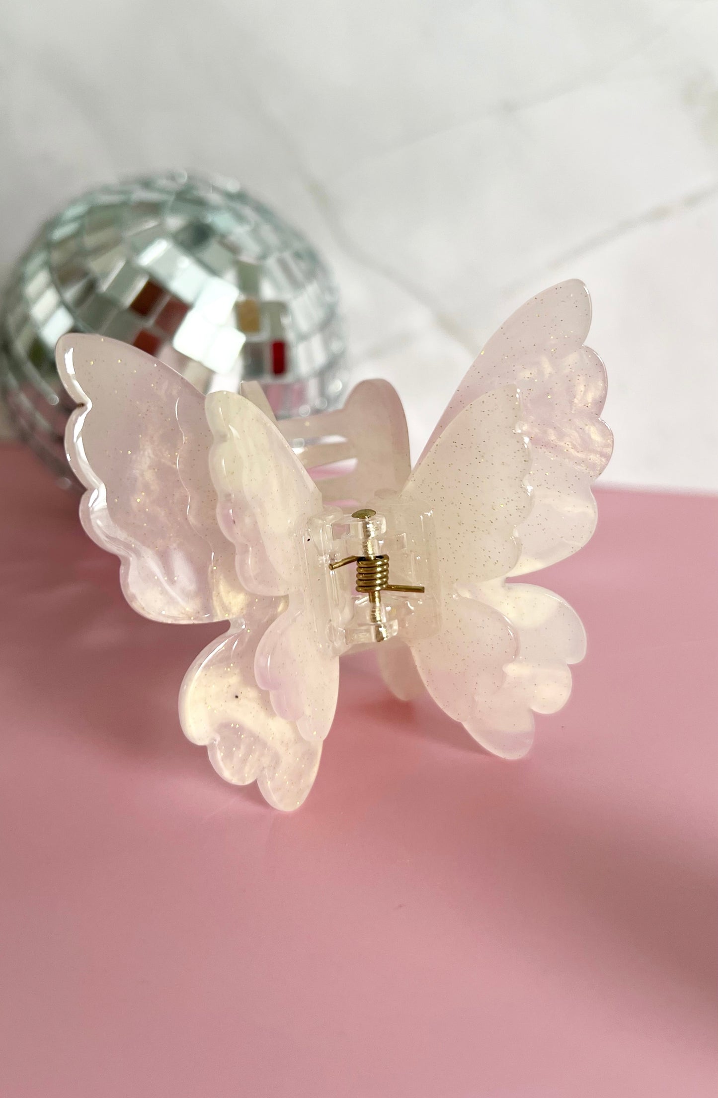 Butterfly hair claw clips