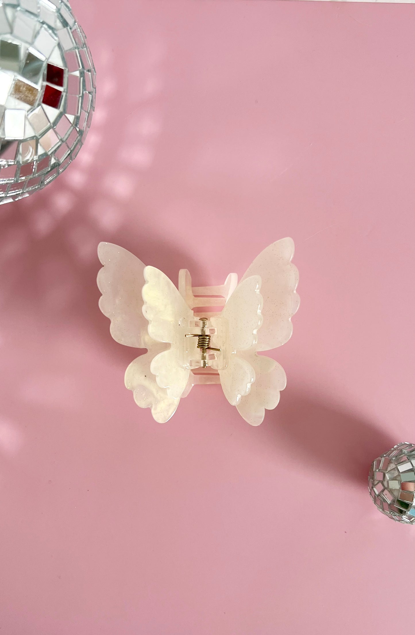 Butterfly hair claw clips