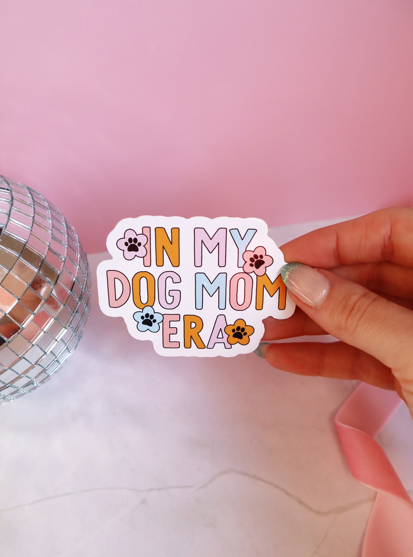 In My Dog Mom Era Vinyl Sticker