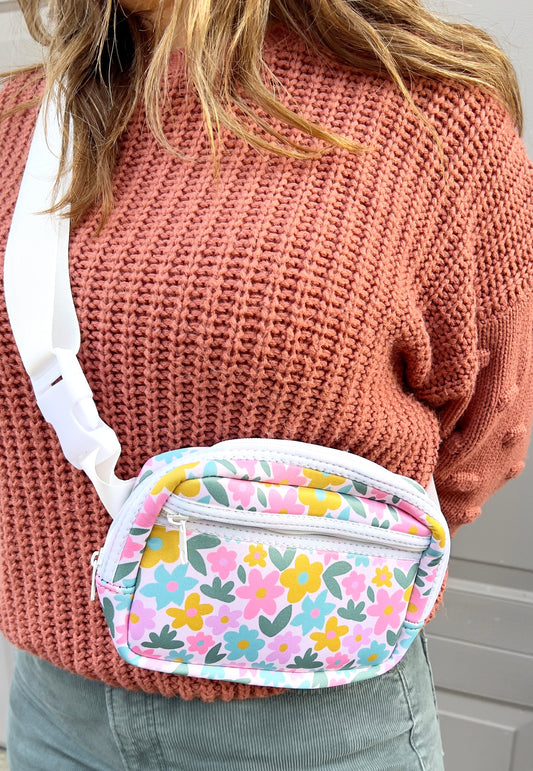 Crossbody Bag - Sage Bloom