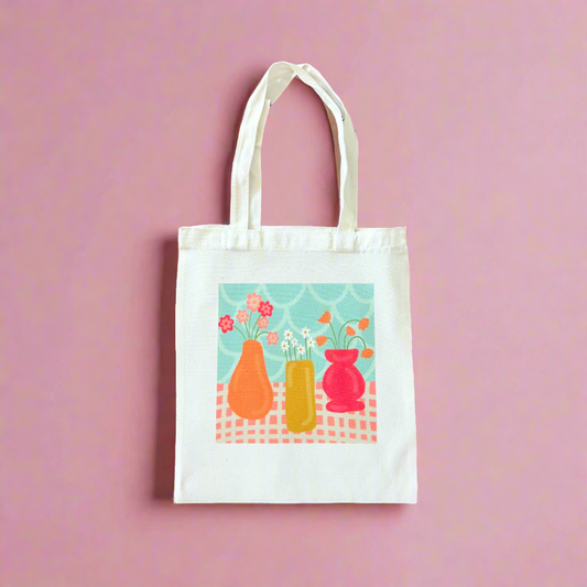 Tote Bag - Funky Vases