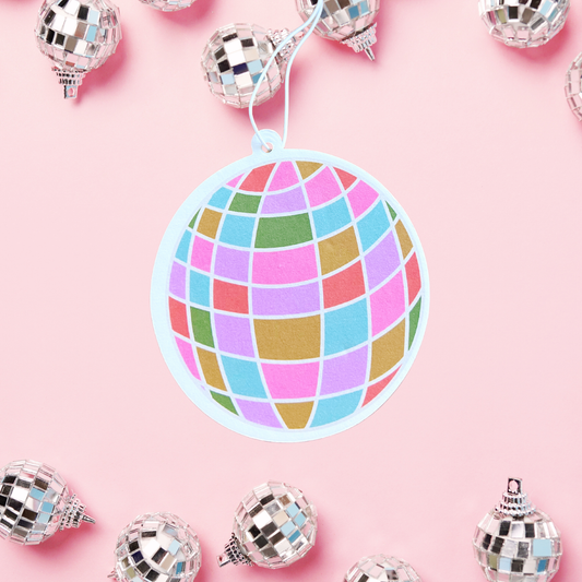 Car Air Freshener - Disco Ball - Vanilla