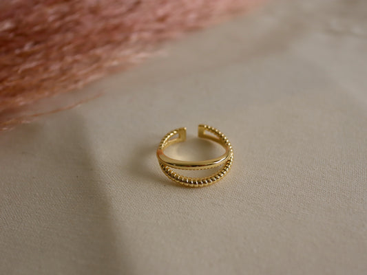 Cross Texture Ring