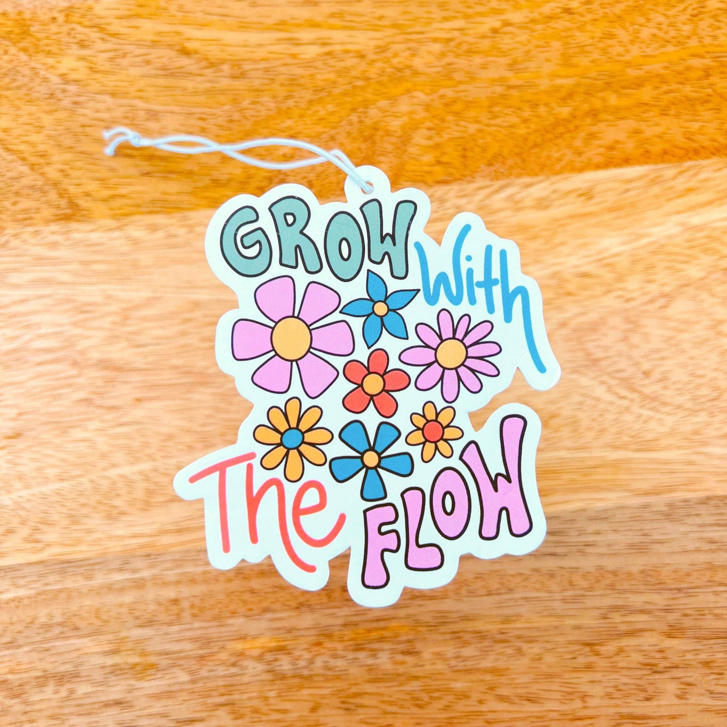 Grow with the Flow - Car Air Freshener -  Jasmine