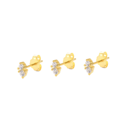 Double Stone Studs